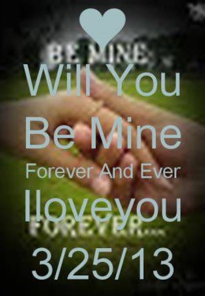 Be Mine Forever Quotes. QuotesGram