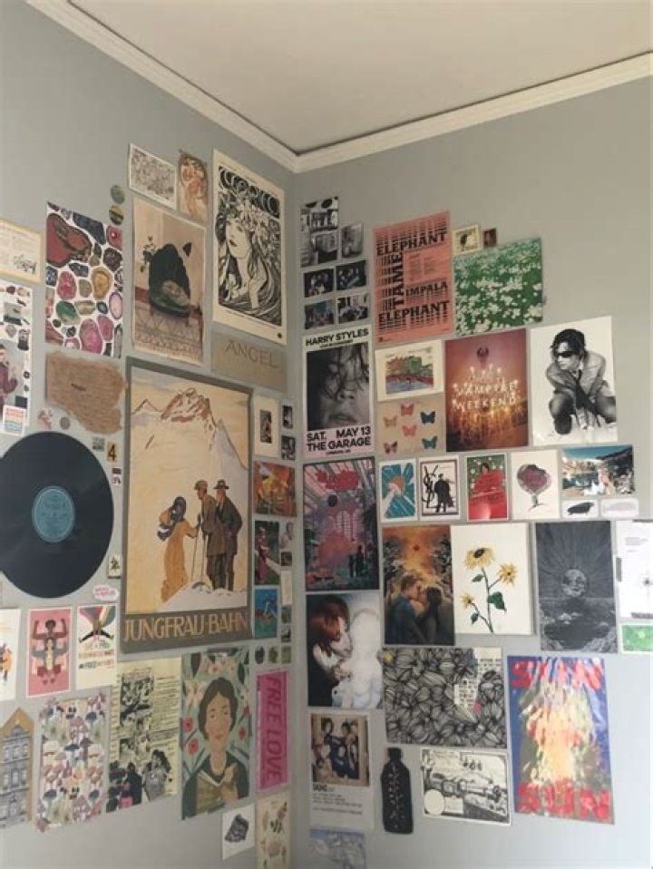 Bedroom Wall Collage, Picture Collage Wall, Art Collage Wall, Pastel