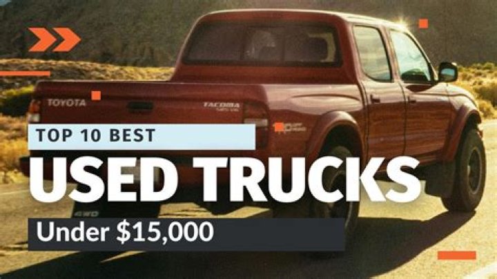 Best Used Pickup Trucks Under 25 000 Top 10