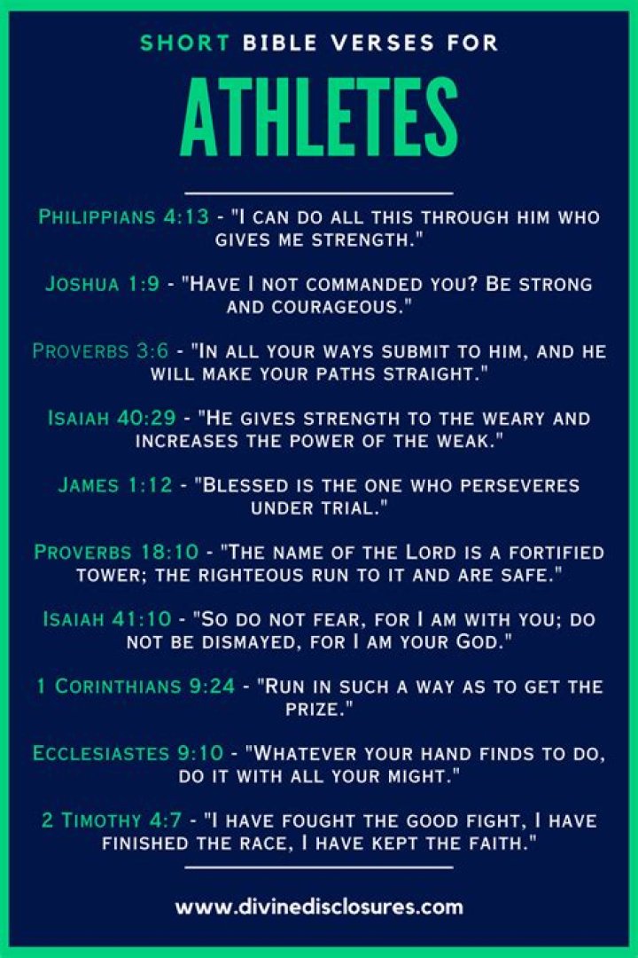Bible Quotes For Athletes. QuotesGram