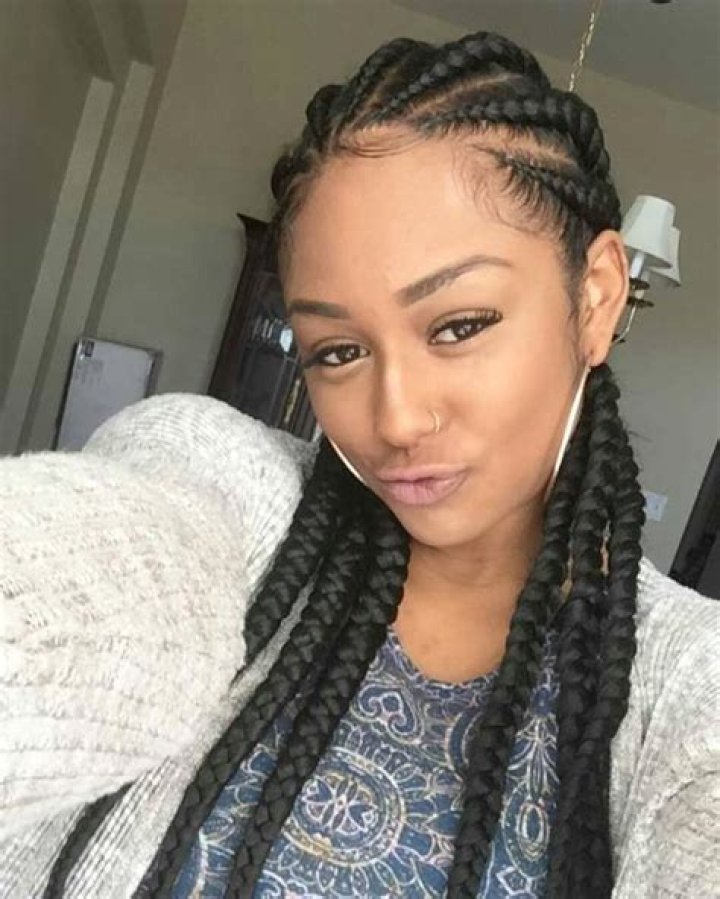 Big Cornrows Hairstyles for AfroAmerican Women New Natural Hairstyles