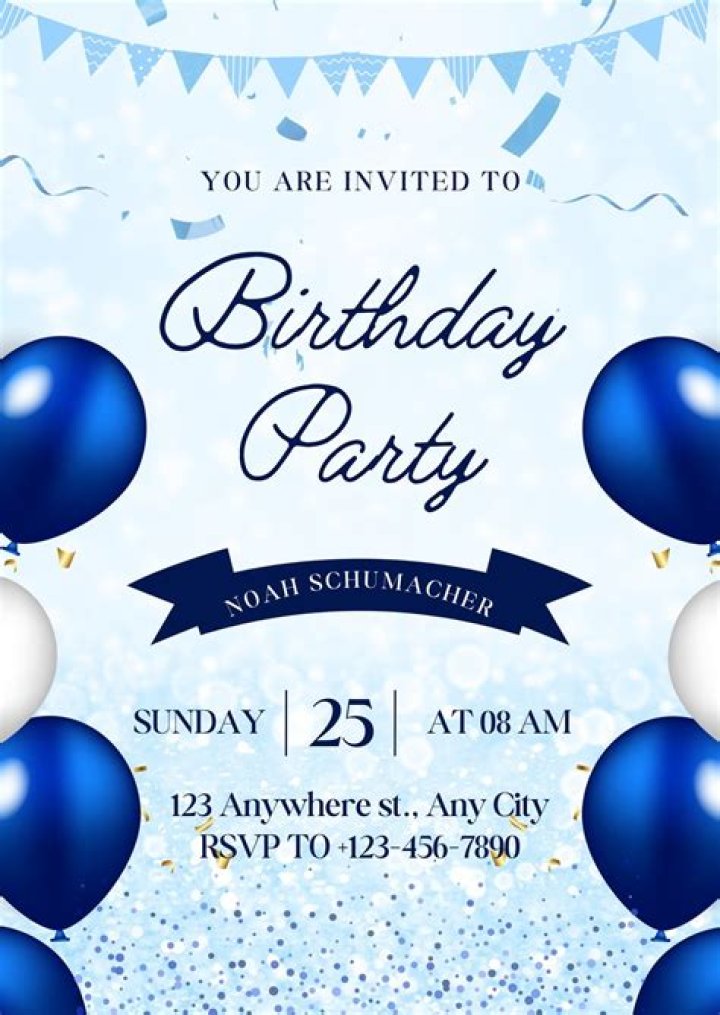 Birthday Party Invitation