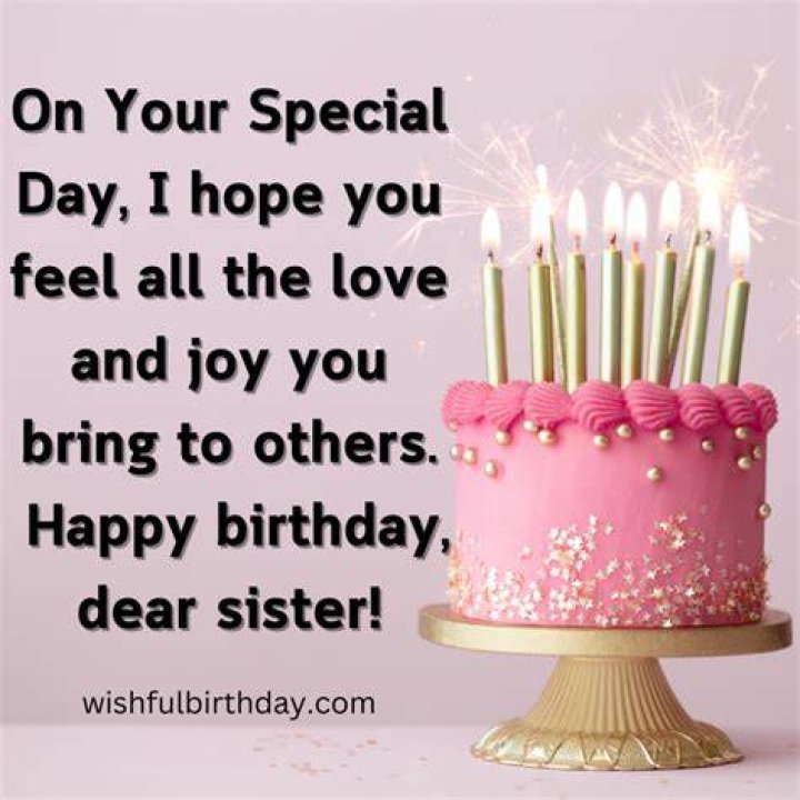 Birthday Wishes for Sister 165 Happy Birthday Sister Messages