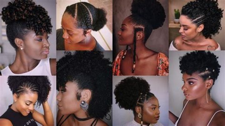 Black Women Hairstyles naturalhairstyles Half braided hairstyles