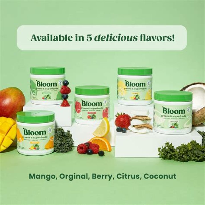 Bloom Nutrition Green Superfood Super Greens Powder Juice & Smoothie
