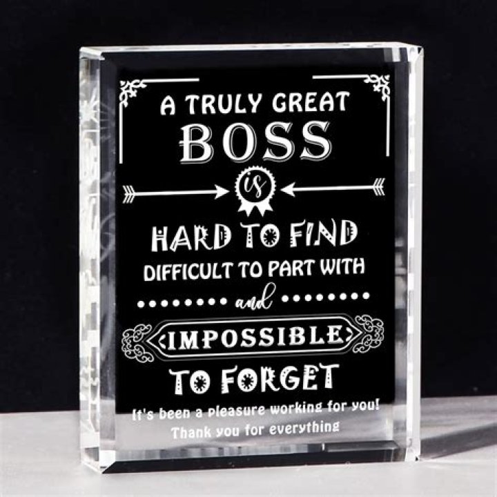 Boss Going Away Gift Message (4561) Wording Ideas DIY Awards