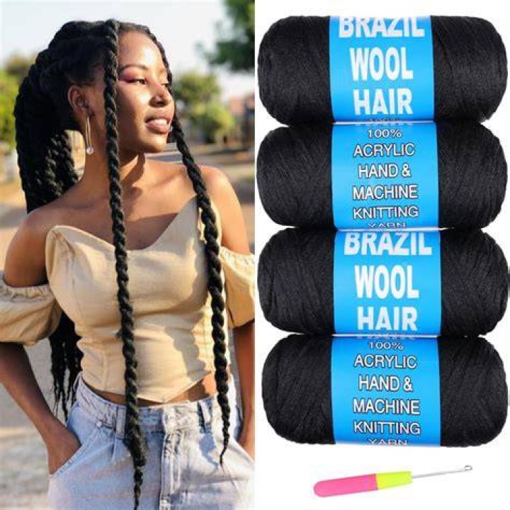 Brazilian Wool Faux Locs Hair styles, Natural hair styles easy, Girls