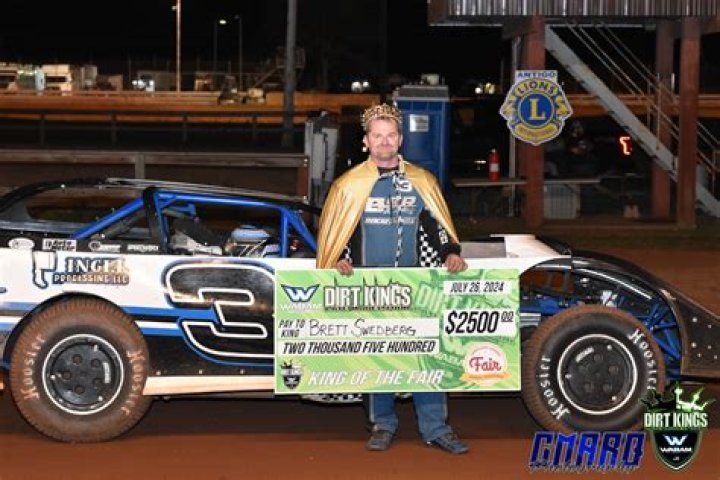 BRETT SWEDBERG DIRT KING TOUR&rsquo;S IRON MAN Joe Verdegan