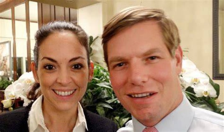 Brittany Watts, Eric Swalwell The New York Times