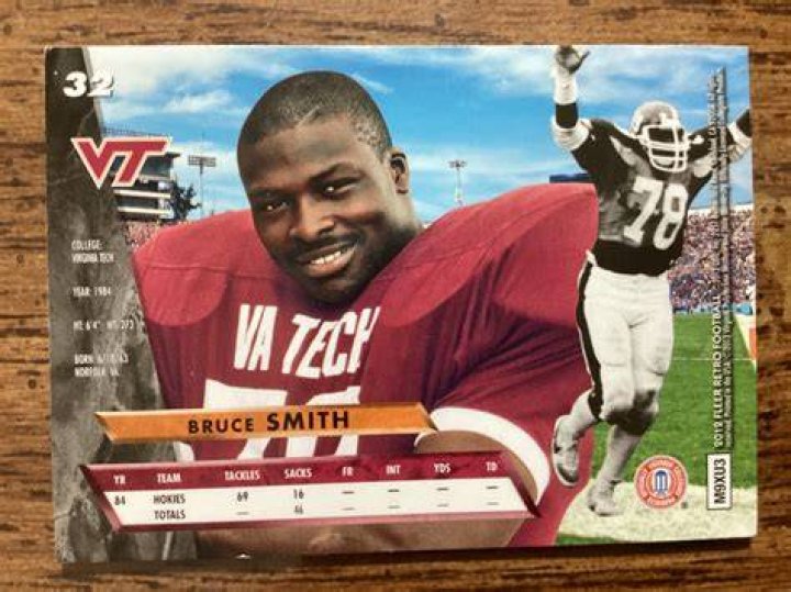 Bruce Smith Virginia Tech Hokies Sports Team History