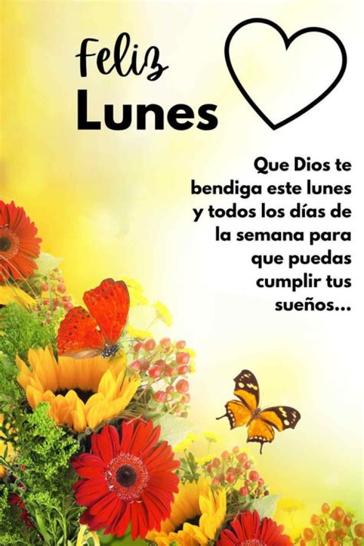Buenos d&iacute;as Feliz Lunes bendiciones Good Night