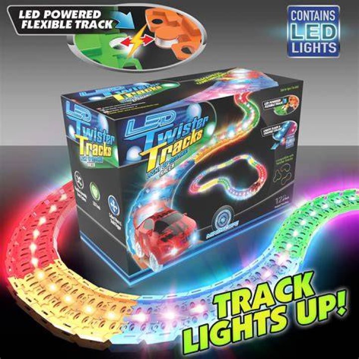 Buy 300PCs/360PCs Light Up Flexible Track LED Car