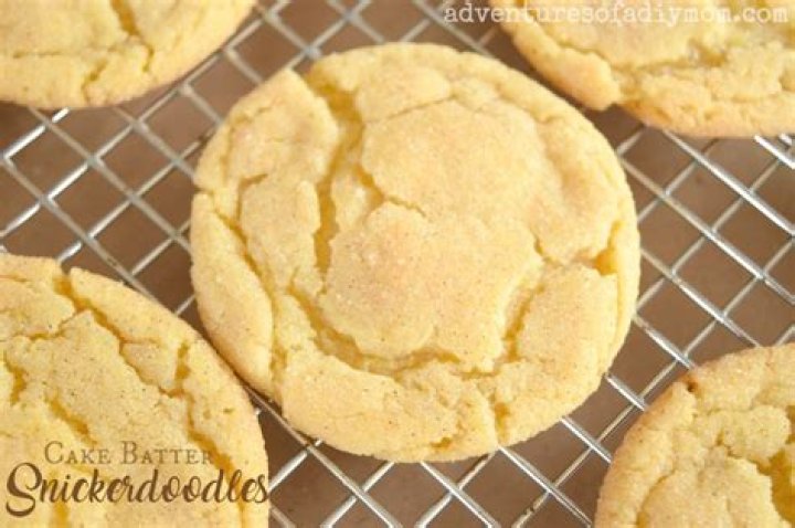 Cake Batter Snickerdoodles