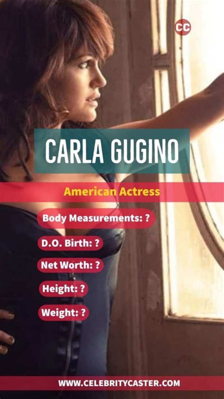 Carla Gugino Measurements Height, Weight & More