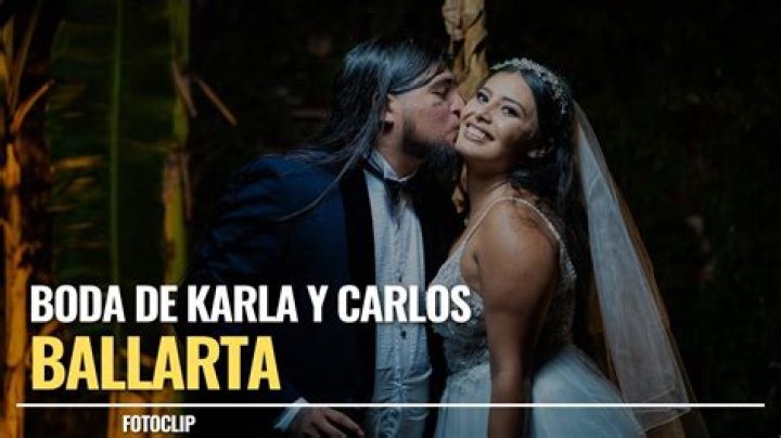 Carlos Ballarta and Karla Ornelas get married in an intimate pre