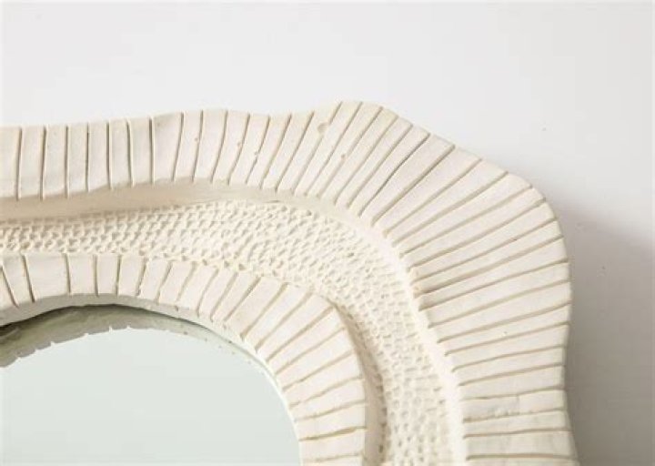 Carved Plaster Mirror Art deco wall mirror, Mirror, Twig mirror