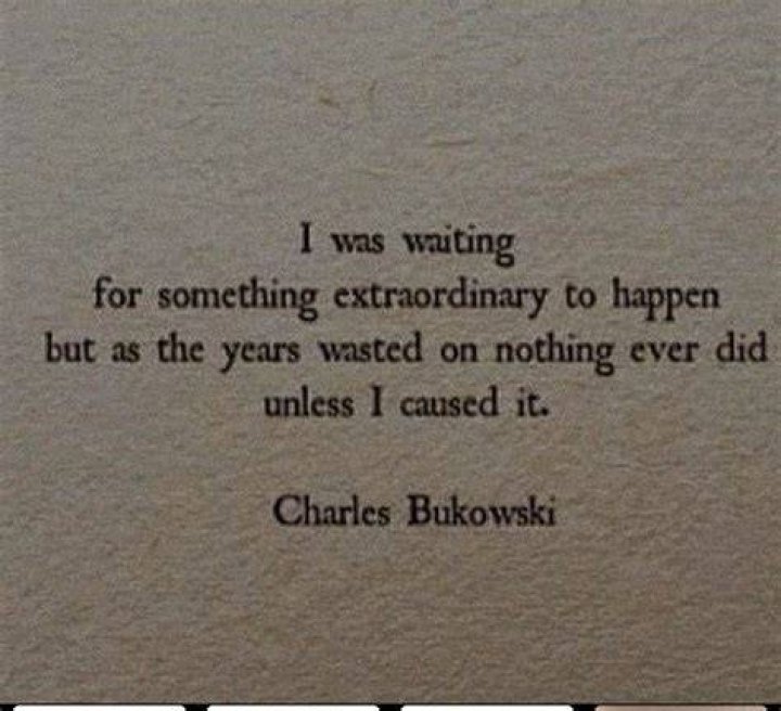 Charles Bukowski Quote &ldquo;Writers are desperate people and when they