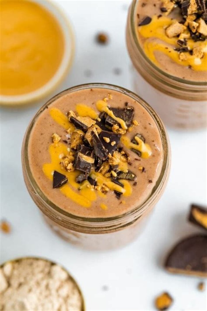 Chocolate Peanut Butter Smoothie Eating Bird Food
