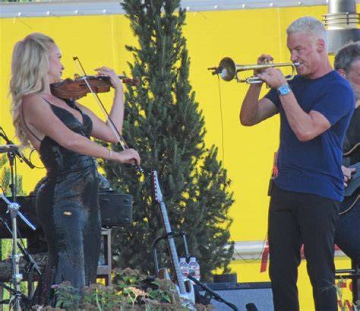 Chris Botti and Caroline Campbell at the Rainforest Fund gala