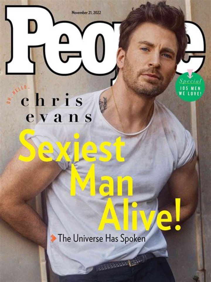 Chris Evans Named People Sexiest Man Alive 2022 & Ready To Settle Down
