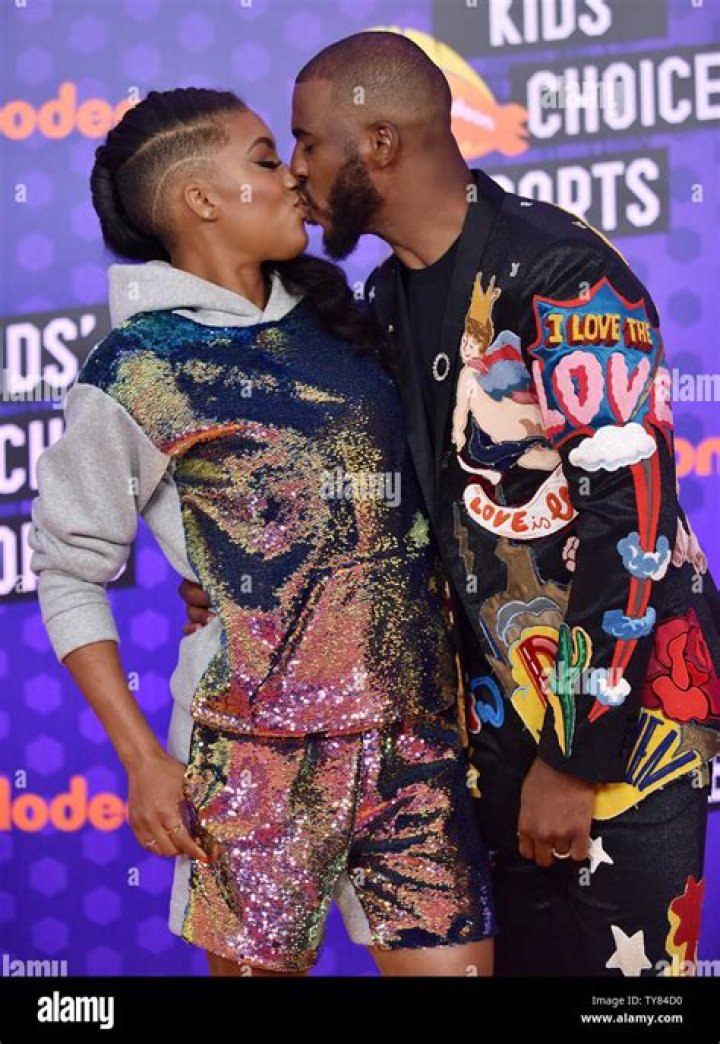 Chris Paul Jada Crawley Houston Rockets Point Guard Chris Paul His