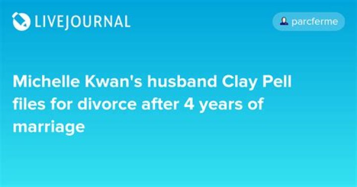 Clay Pell files for divorce from Michelle Kwan
