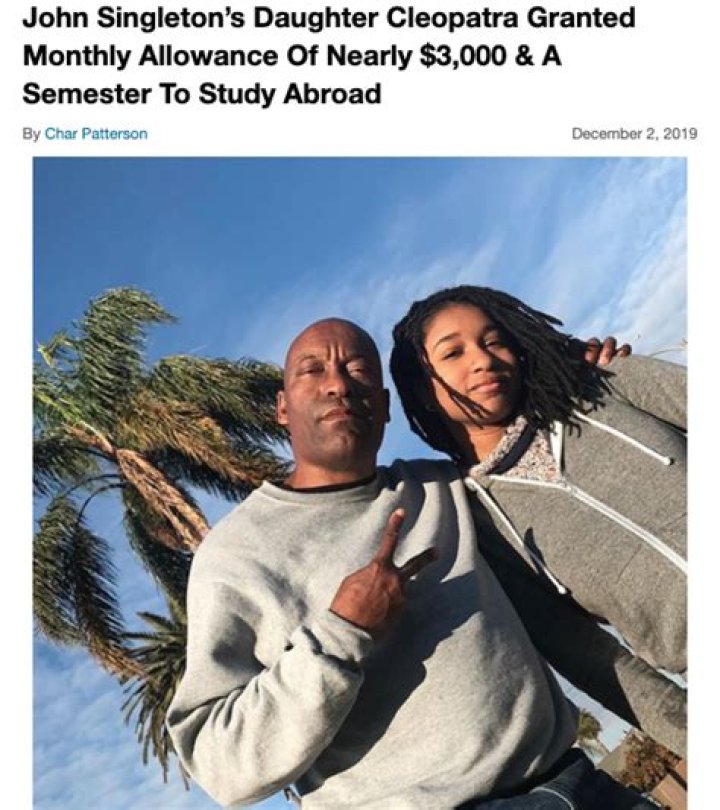 Cleopatra Singleton Wiki [John Singleton Daughter], Age, Family, Bio