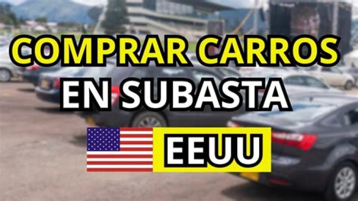 C&oacute;mo comprar carros en subastas en Estados Unidos paso a paso