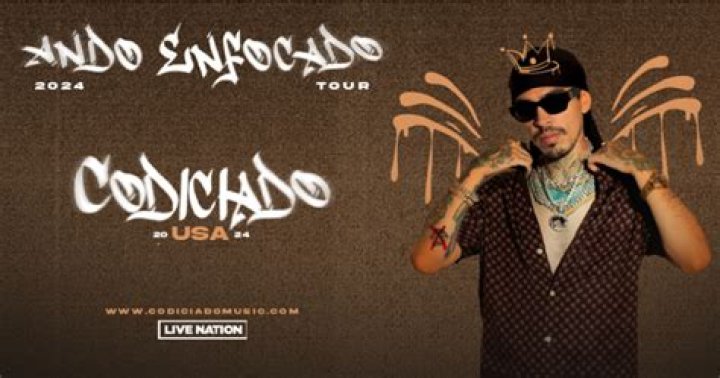 Codiciado Tour 2024 USA Get Your Tickets Now for an