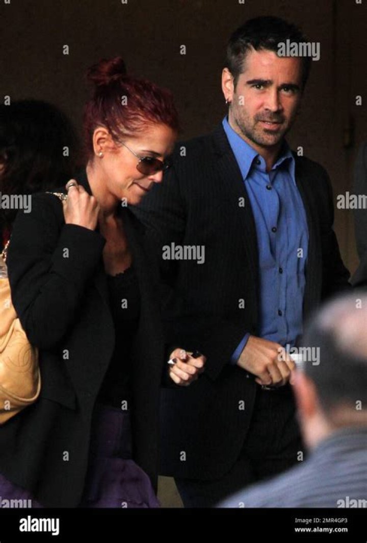 Colin Farrell and sister at the Premiere of TOTAL RECALL &copy;2012 Sue