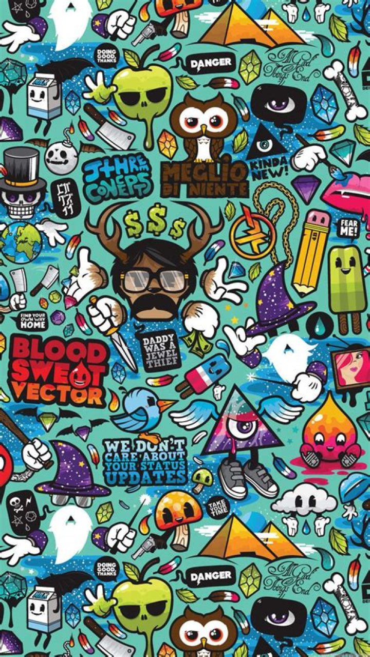 Colorful Cartoon Wallpapers Wallpaper Cave