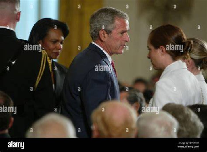 Condoleezza Rice and President George W. Bush