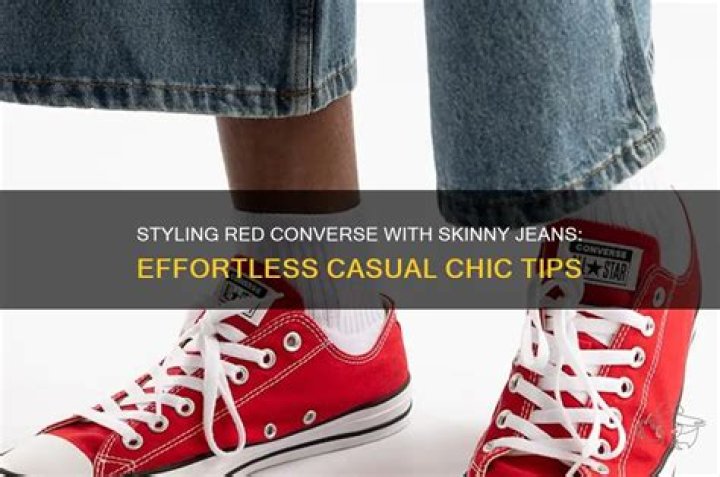 Converse and Red Skinny Jeans Fashion Chalet by Erika Marie Red