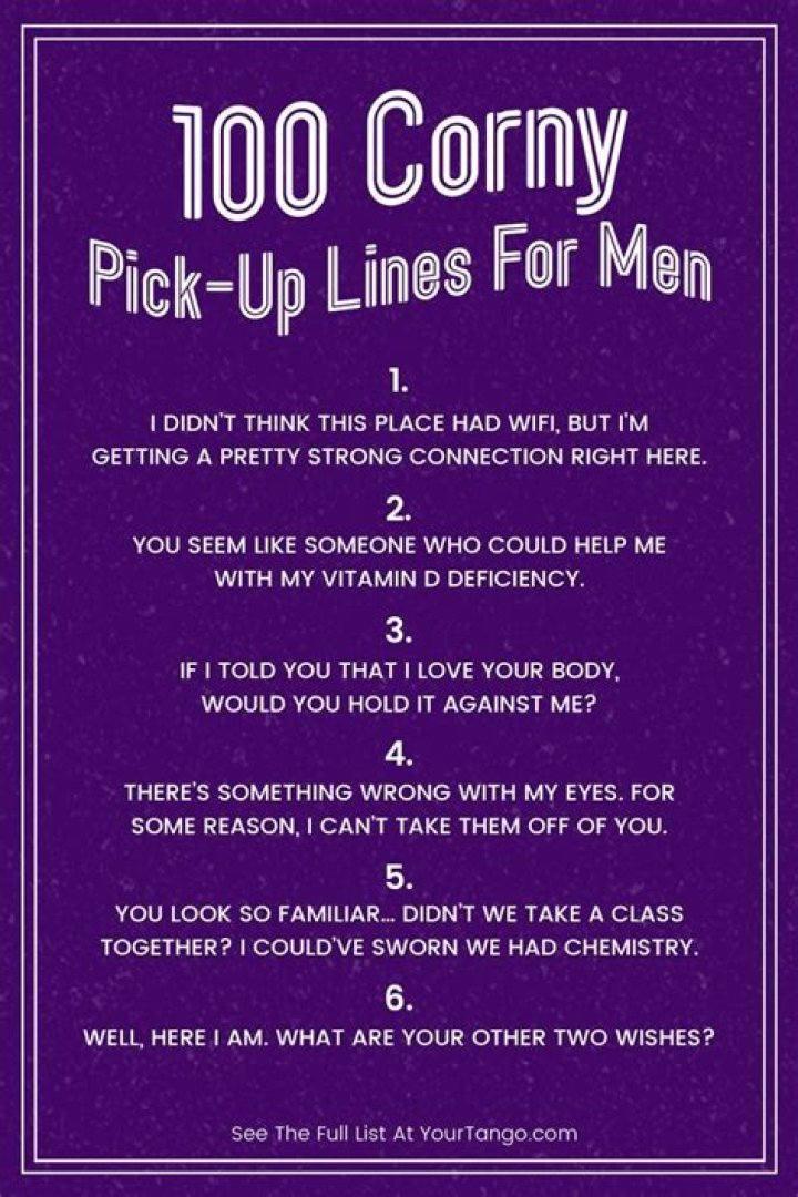 Corny Pick Up Lines For Her All You Need Infos