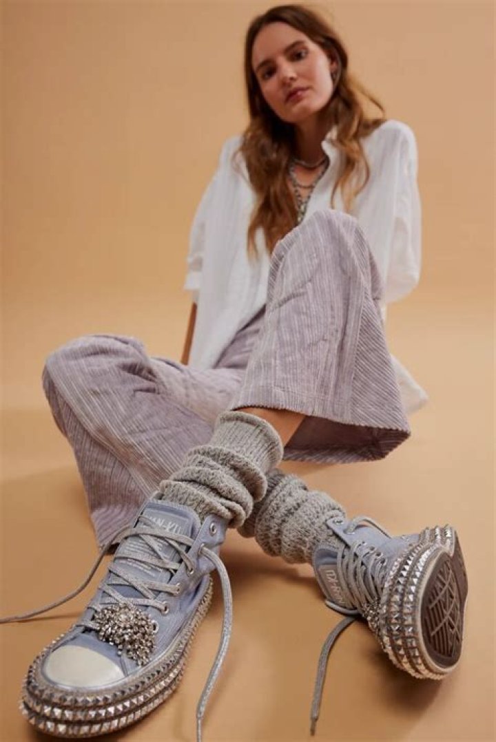 Cruise Studded Hi Top Sneakers Free People