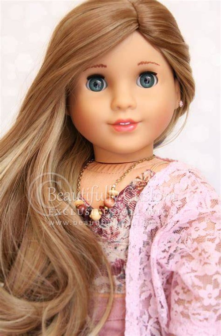 Custom american girl doll face repaint