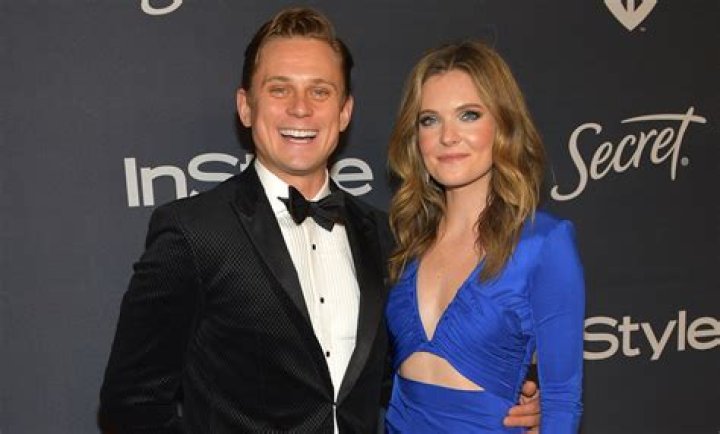Cute Couple Billy Magnussen & Meghann Fahy Glam Up for Golden Globes