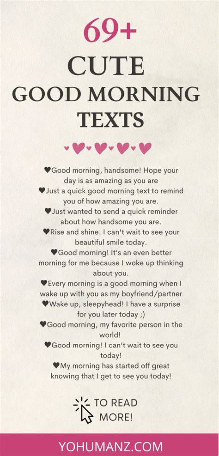 Cute Good Morning Texts For Your Crush change comin