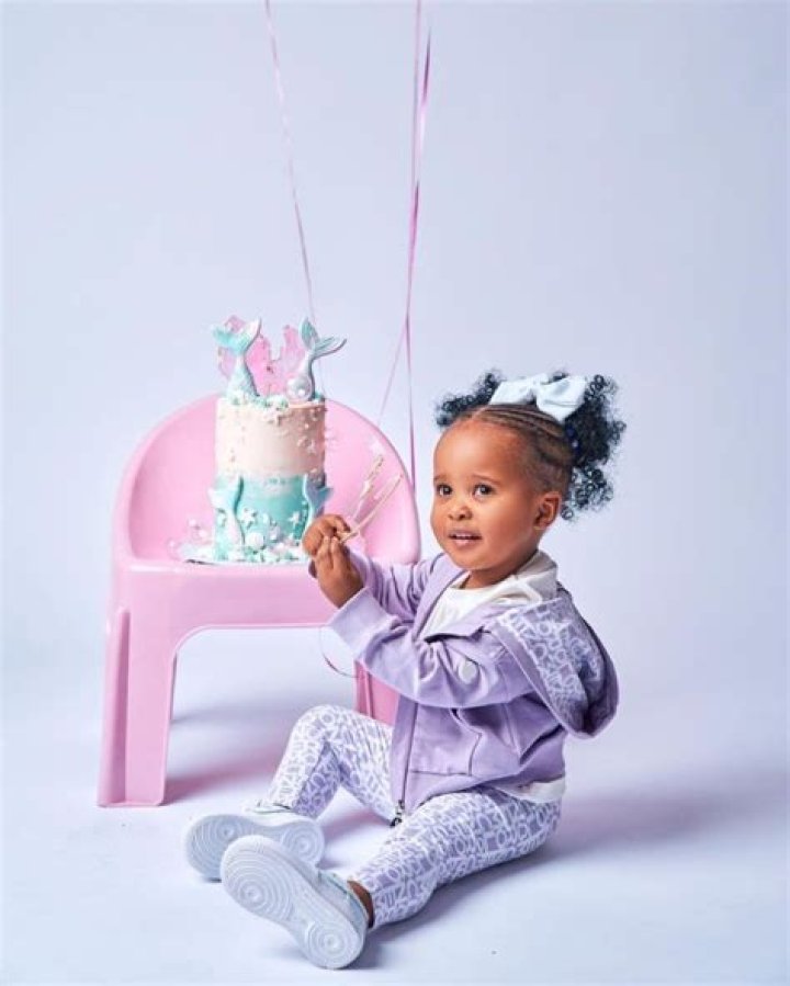 Cute Photos Sithelo Shozi celebrates 1st Birthday of her second child