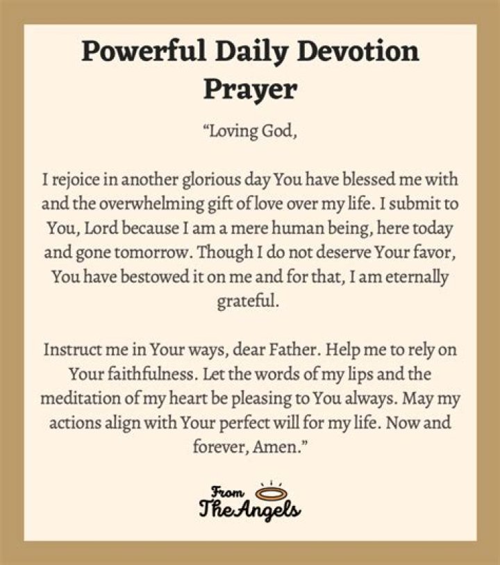 Daily Prayer for Today Devotional for Every Day