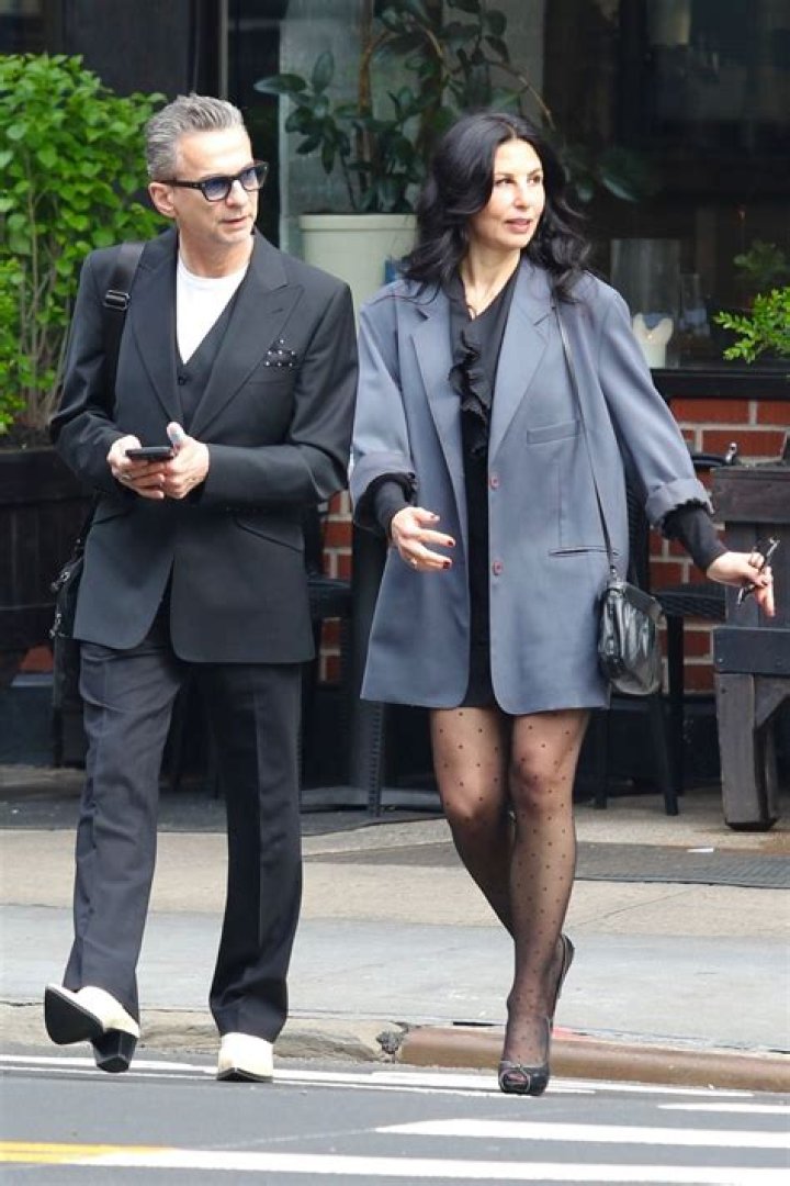 Dave Gahan and his wife Jennifer attend the screening of "W. E." NYC