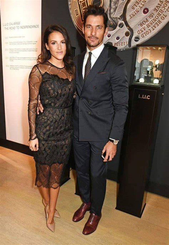 David Gandy and girlfriend Stephaine Mendoros, October 11, 2016