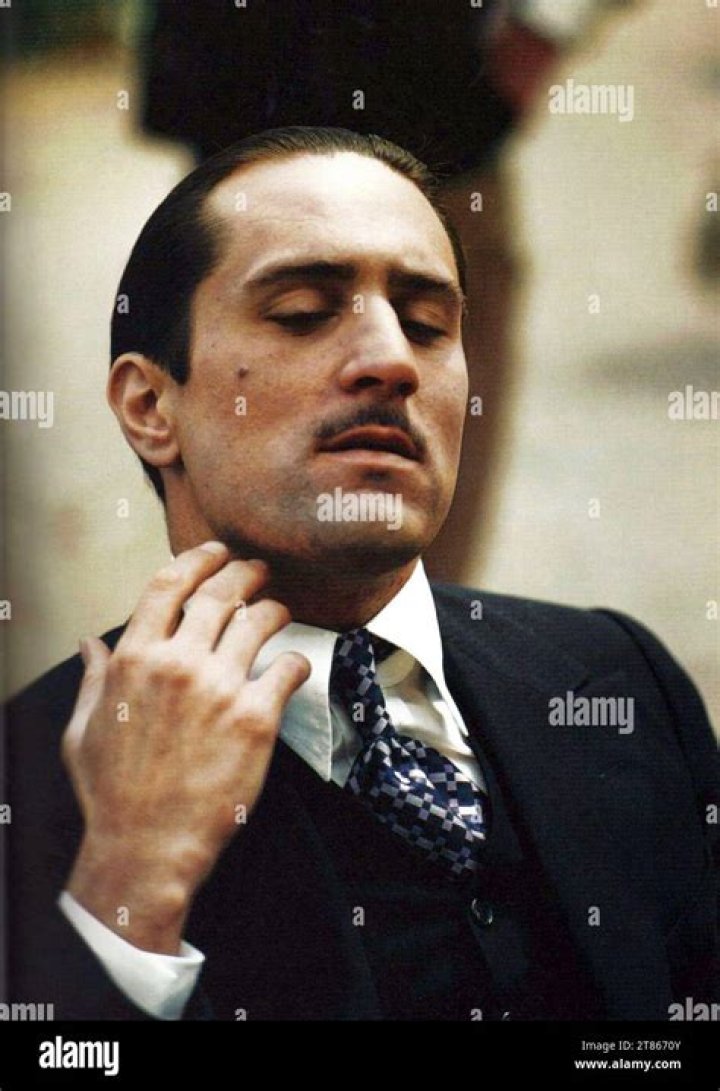 De Niro in The Godfather part II (1974) by Francis Ford Coppola The