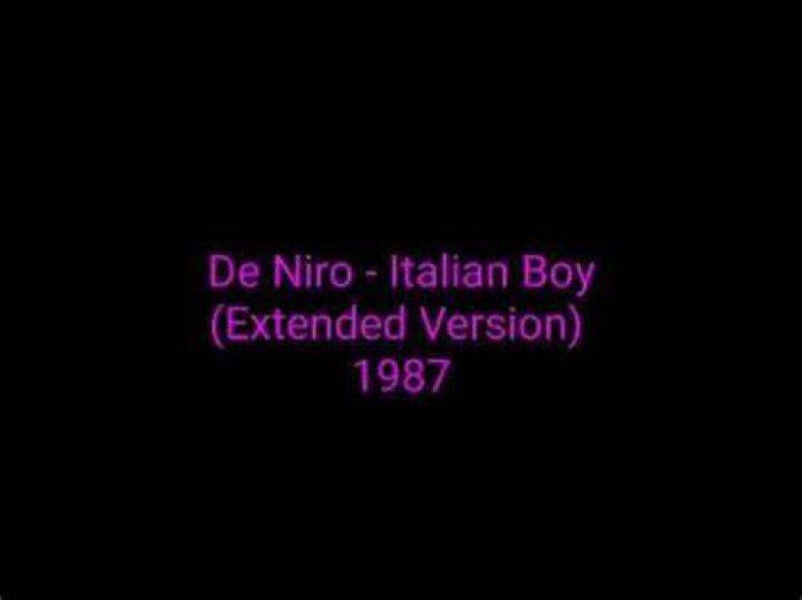 De Niro Italian Boy (Extended Version) YouTube