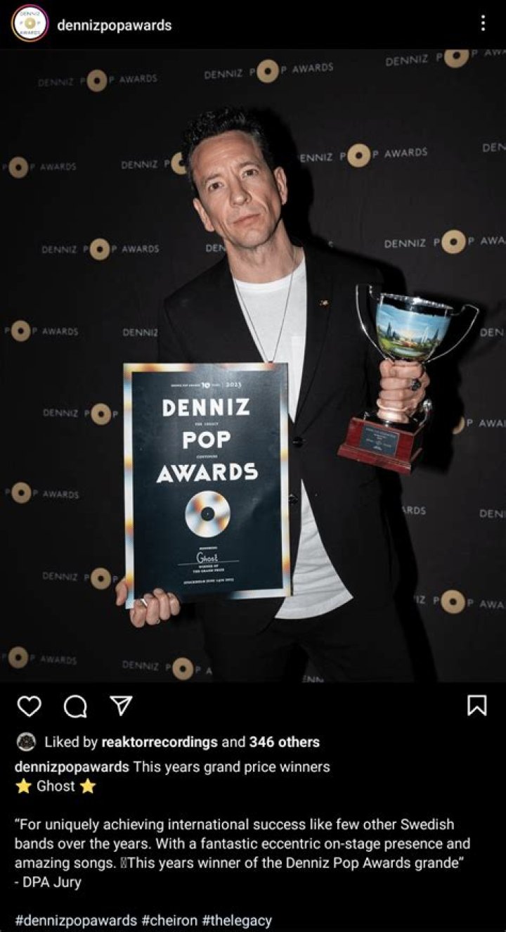 Denniz Pop Awards 2020 Max Martin & wife Jenny Petersson, red carpet