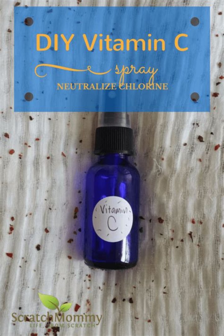 DIY Vitamin C Spray {Neutralize Summer Chlorine in Your Hair