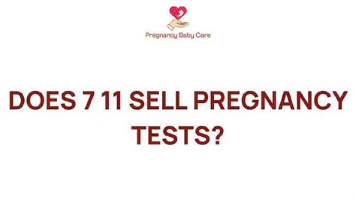 Does 7Eleven Sell Pregnancy Tests? (Full Details, Prices + More