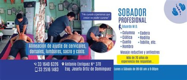 Don Jos&eacute; sobador Profesional a sus... Don Jos&eacute; sobador