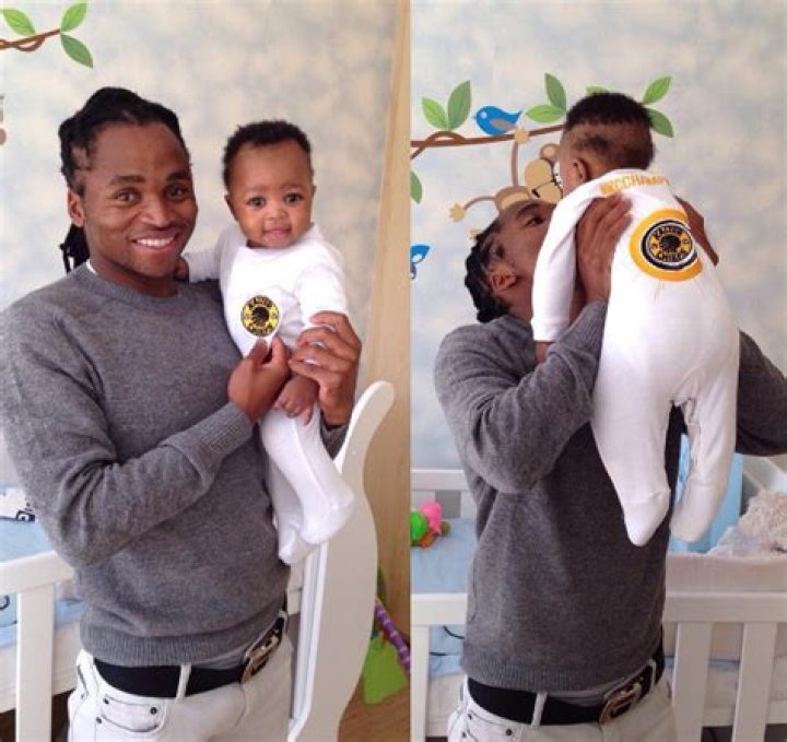 Dotting Dad Siphiwe Tshabalala Shares Adorable Pics With Baby Owami