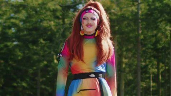 Drag Queen Pattie Gonia in einem gruseligen HalloweenKostüm
